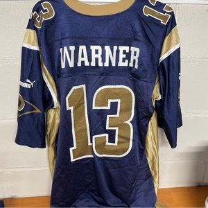 St. Louis Ram’s Kurt Warner Vintage Jersey by Puma size Large